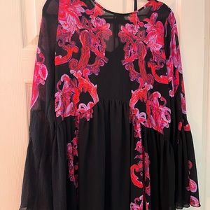 Free People Mini Dress (slip included)